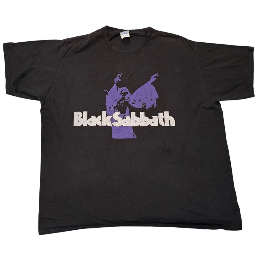 Black Sabbath Graphic T Shirt Men's Size Purple Ozzy Osbourne Band Tee‎ - 2XL